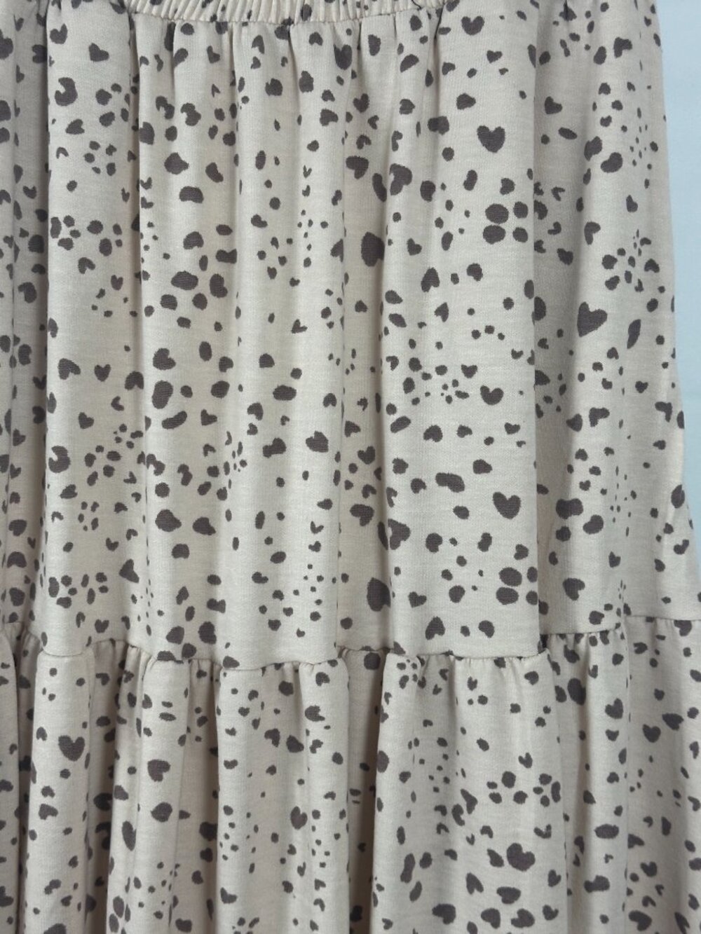 NLT (No Less Then) Animal Print Tiered Midi Skirt w/ Pockets Size M - Picture 4 of 7